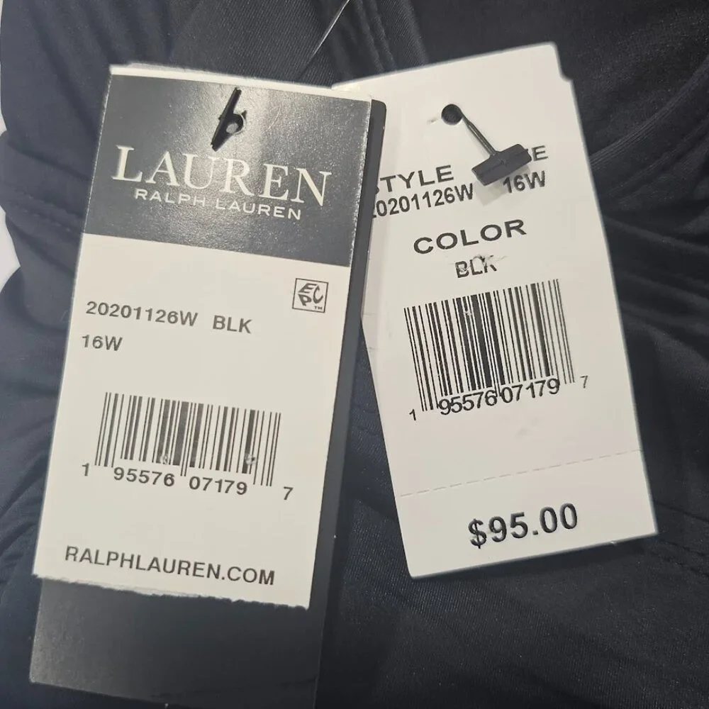Lauren Ralph Lauren Plus Size Halter Tankini Top - Picture 7 of 10